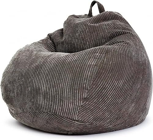 NIBHZ Puf para Interiores, 90x110 Cm, Tela de Cuerda, Suave y Lavable, Cojín para Suelo Interior, Cojín para Asiento, Taburete, Silla Relajante, Tela para Adultos,Gray