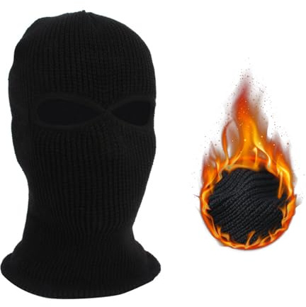 Cerioll Gestrickte Sturmhaube Balaclava - Winter Skimaske Vollmasken-Warme, Einheitsgröße