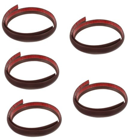 Didiseaon 5 Pièces Garniture De Sol Rampe De Seuil De Maison Rampes pour Robot pour La Maison Rampe De Robot De Balayage Bandes De Transition pour Portes Bande De Transition Colle Souple PVC