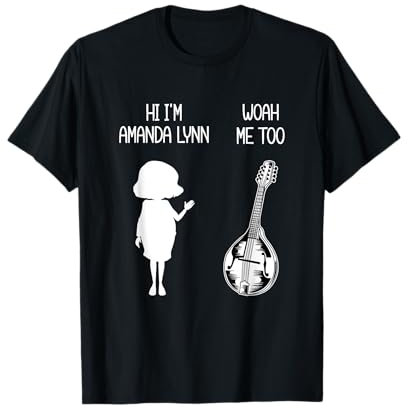 Mandoline Lecteur de musique folk Instrument à cordes Mandoliniste T-Shirt