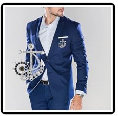 Kristall Anker Ruder Brosche Strass Schiffsanker Revers Anstecknadel Vintage Helmkragen Brustnadel Abzeichen Mantel Anzug Rock Ohrstecker Accessoires für Männer Frauen (Silber)