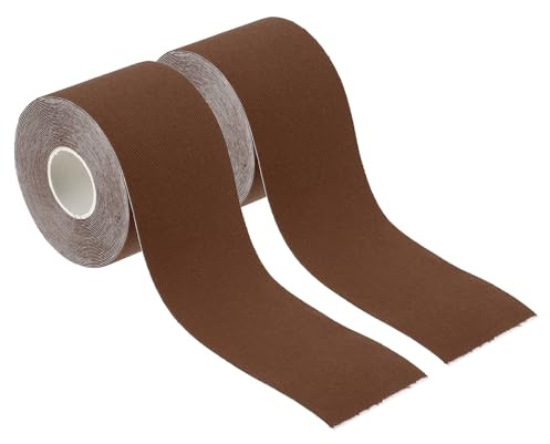PATIKIL 32,8 Ft X 2 Zoll Aerial Hoop Tape Sportklebeband Haftendes Nicht Rutschiges Griffband Yoga Rig Sport Tape Zum Umwickeln Für Übungen Gymnastik Braun