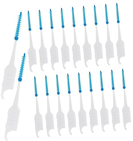 VICASKY 200pezzi Spazzolino Interdentale Denti Strumento per Pulizia Pratica Igiene Orale Pulisci Denti Portatile Prodotti per Pulizia Orale