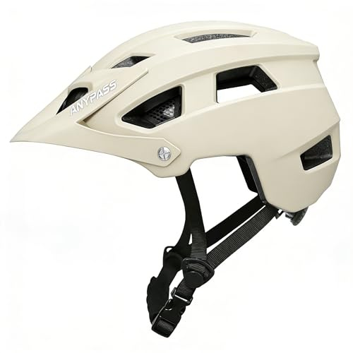Mountain Bike Helmet Adult Men Women - Ultra Comfort, Super Lightweight Bicycle Helmets, MTB Cycling Gear Biking Accessories with Adjustable Fit & Removable Sun Visor