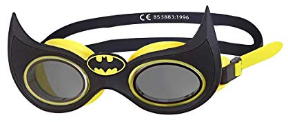 Zoggs Unisex Child Batman Character Swimming Goggles - Black/Yellow, 6 - 14 Years 382436