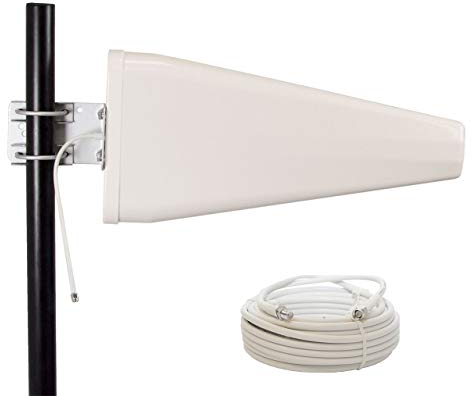 PremiumX LTE-Antenne Outdoor 3G 4G LTE Richtantenne 10m Kabel - Hotspot Mobilfunk Vodafone Telekom Modem Router WLAN