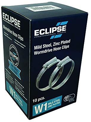 Eclipse Professional Tools ECW1-2 W1 Weichstahl-Schneckengewindeschellen 40mm-55mm Box à 10