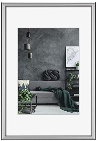 Hama Cadre en Aluminium Detroit, argenté, 30 x 40 cm