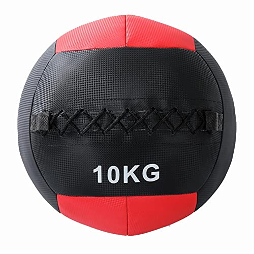 Medizinbälle Weicher Medizinball, Squash-Fitnessball Aus Kunstleder, Verwendet Für Muskeltraining, Aerobic-Übungen, Widerstandstraining, 10 Gewichte, 2-12 Kg (Size : 10KG/22LB)