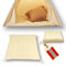 LIONHERZ® Tapis Tipi avec Liens - 120 x 120 cm - Couverture de Sol Rembourrée pour Tente de Jeu - Doux et Matelassé pour Enfants à Nouer (Crème Solaire)