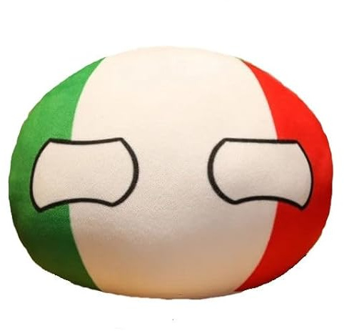 Italy 30cm Countryballs Country Ball Cute Italian Italia EU Europe Flag Cuddly Meme Ball Toy Gift Pillow