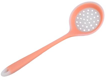 Scolapasta in silicone a lunga durata conveniente in silicone non da cucina cucchiaio scolapasta scanalato per colino da cucina cucchiaio in silicone schiumarola cucchiaio