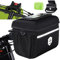 BALITTA 8L Lenkertaschen Fahrrad mit lenkeradapter für Fahrrad und ebike, fahrradtasche Lenker wasserdicht fahrradkorb vorne zubehör mit handyhalterung, Touchscreen und Abnehmbarer Schultergurt, G51