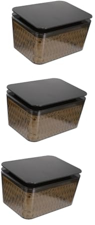 Ciieeo 3 STK Feuchttuchbox mit Deckel TV-Tücher Feuchttücherbehälter Papierhandtuchhalter Babytücher staubdichter Serviettenhalter Feuchttuchhalter groß Container Spielzeug Tissue-Box