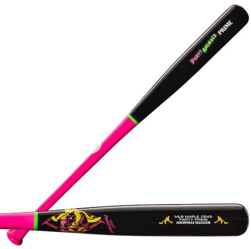 Louisville Slugger Pro Prime Savannah Bananas and Party Animals C243 Maple Baseball Bats - 31', 32', 33', 33.5' and 34'