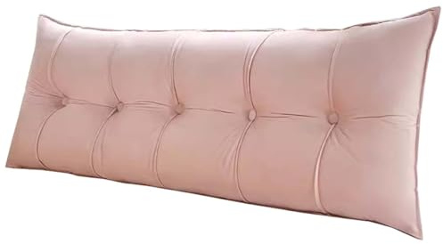 MSNCS Rückenkissen Lang Lendenkissen,Lesekissen für Bett und Sofa Lehnenkissen Weiches und Bequemes Bett Kopfteil Kissen Lendenkissen Rückenkissen,Entfernbar Wandkissen(Color3,90x50x15cm)