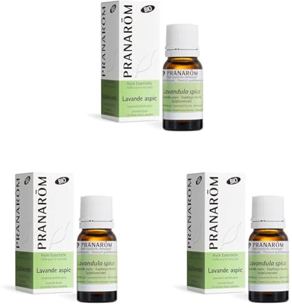 PRANARÔM - Lavande Aspic Bio - Huile Essentielle Chémotypée - Apaise Les Piqûres, Les Brûlures Superficielles De La Peau Et Les Coups De Soleil Légers - 100% Pure Et Naturelle - HECT - 10 ml