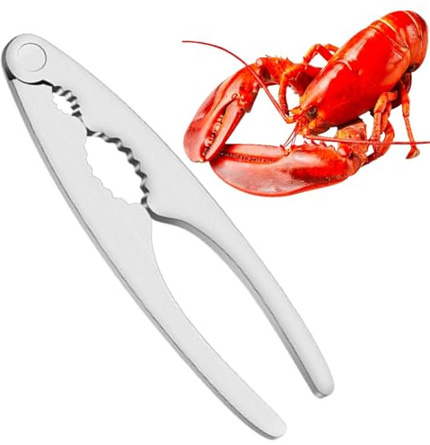 Hummerknacker, Edelstahl-Krabben-Knallbonbons und Hummerknacker, ergonomischer Nussknacker, rutschfeste Krabbenbeine, Utensilien für Küche, Zuhause, Restaurant