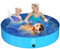 Pawaboo Piscina per Cani Pieghevole, Piscina da Bagno Cani Gatti, Vasca da Bagno per Cani Gatti in PVC, Resistente ai Graffi, Piscina Portatile per Animali Domestici, 150 * 30cm, XL
