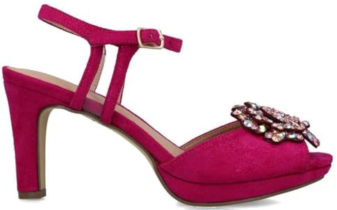 Menbur Sandalias de tacón PUPPIS 23852 en buganvilla - Mujer color: Morado talla: 37