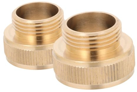 Gatuida Conector De Manguera De De Latón De 2 Piezas, Conector Hembra De 1 Pulgada A Conector Macho G3/4, A Prueba De Fugas, para Riego De Jardinería.