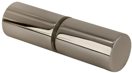 BRIXWELL BSK112PN Polished Nickel Cylinder Style Back-to-Back Shower Door Knobs