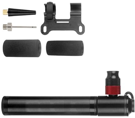 Gonfleur de pneu de vélo portable double valves portable petit CO2 pneus pompes gonfleur rapide gain de place cadre montage vélo pompes à air à main