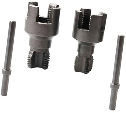 Strumento per la creazione di filettature in PVC per trapano elettrico infila tubi da 1/2 3/4 in PVC filiera infila strumento integrato per filettatura idraulica