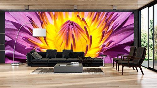 Fotomural Vinilo Pared Zen Flor de Loto | Fotomurales | Fotomural pared | Fotomural Decorativo | Vinilo Decorativo | Varias Medidas 350 x 250 cm | Decoración comedores, salones | Diseño Elegante