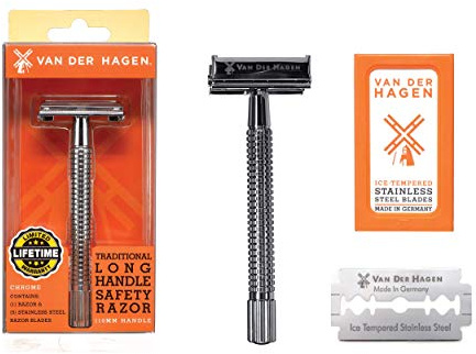 Van Der Hagen Safety Razor Kit 110MM, Chrome