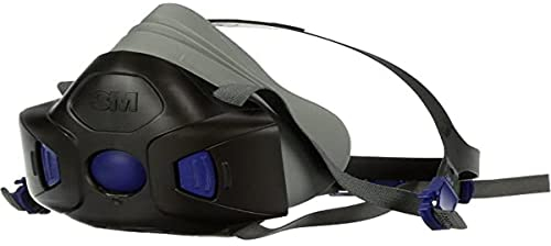 3M Respiratore a Semi-Maschera Riutilizzabile Secure Click HF-803, Taglia Large