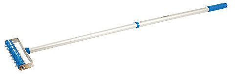 Loops 580mm - 1000mm (1m) | Wallpaper Perforator Roller & Extension Pole - Stripper Wall Prep Remover - Spiked Aerator Scorer Long Hand Tool - Allows Steam Behind Paper For Quick Stripping