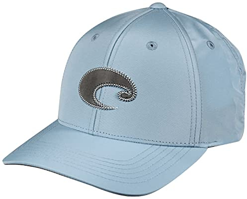 Costa Del Mar Unisex Reg Fit Neoprene Logo Performance Hat Hut, Hell, blau, Einheitsgröße