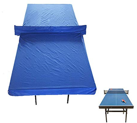 DTLEO Abdeckung Tischtennisplatte Outdoor Wasser und UV beständig, Ping Pong Schutzhülle für Gartentische und Möbelsets 150 * 270cm
