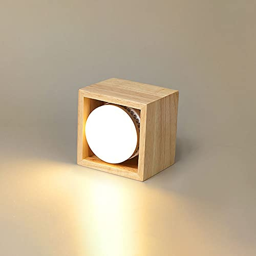 Faretto Da Incasso A Soffitto In Legno Faretti D'accento Montati Su Superficie, Apparecchi Di Illuminazione Per Montaggio A Soffitto In Modalità Nordica 3 Colori, Faretti Da Incasso A LED Per Interni