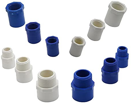 Garten-Klempnerschlauch-Adapter 1/2 3/4 1 1 männlich/weiblicher faden bis id 20/22/22mm pvc connector gartenbewässerung wasserleitung verbindung gemeinsame anschlußwerkzeug (Color : Green)