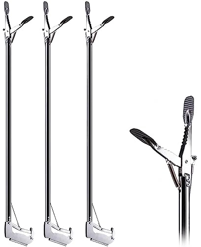 AMNOOL 3er-Pack Grabber Reacher - Hochleistungs-Müllsammler Extra Langer Greifer und Gartengreifer, Tragbares Hebewerkzeug und Greifklaue, Ganz aus Edelstahl,47.2 inches