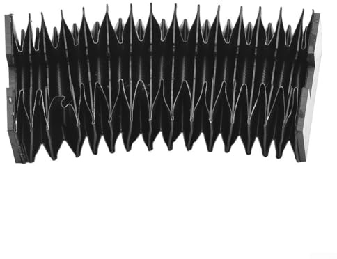 Gbtdoface CNC-Maschinenschutz-Staubtuch, HGR20 Faltenbalg, lineare Führungsschiene, CNC-Staubschutztuch, gestreckte Länge (gedehnte Länge 300 mm)