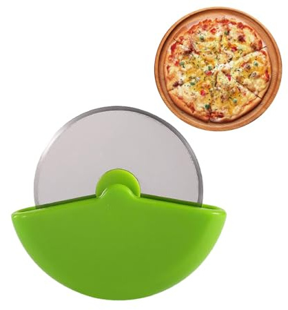 Cortador de tabla de pizza de 1/2 piezas, cortador de pizza ABS, rueda de corte de pizza, cortador de pizza protector versátil, herramienta de pizza de cocina, cortadores de pizza para gofres, pizza,