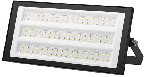 Litglobe LED Strahler Außen 100W,Superhell 10000LM LED Scheinwerfer,6500K Kaltweiß LED Fluter Außen,IP66 Wasserdicht Flutlicht LED Aussenstrahler,LED Außenstrahler für Garten Garage Terrassen