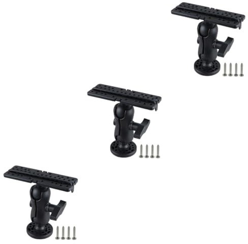 DOITOOL 3 Sätze Halterung für Fischfinder Halter für Fischfinder Fischfinder-Unterstützung Fischfinder Halterung Sicherer Halt für den Fischfinder Kajak-Fischfinderhalter Kajakzubehör