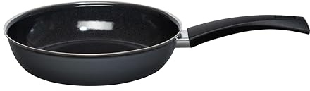 Riess, 0042-003, Emaillepfanne Ø 24cm, Classic, DARK GREY, Grau, Volumen (empf.): 1,5 Liter, Herstellung in Österreich, LBH: 43,4x25,3x7,2cm, 1,235kg, Emailliert, Kratzfest