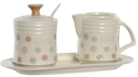 AZUCARERO SET 3 GRES 24X12,5X2 TOPITOS BEIGE