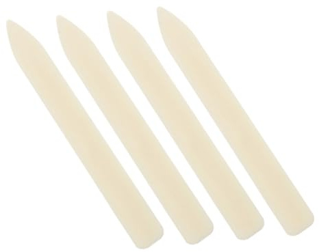 VILLCASE 4stücke Teiliges Plastik Falzbein Set Für Präzises Papierfalten Und Rillen Robustes Kunststoffwerkzeug Zum Origami Scrapbooking Und Kartengestaltung DIY Bastelzubehör Für Saubere k