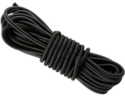 Elastic Kayak Bungee Cord Rope 5m x 5mm Latex Easily Cut with Elastic Kayak Rope for Paddle Holders Deck Rigging (5mm-3)