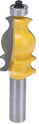 25mm de Moulage Architectural Routeur Peu Bois Forme Fraise Outil, 12mm Tige, pour la Sculpture des Lignes de Bois, Panneaux de Particules, contreplaqué