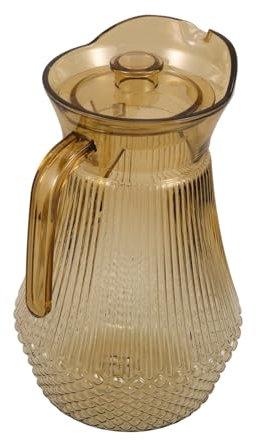 Holibanna Caraffa Grande Trasparente Con Beccuccio a Becco Versatile Per Acqua Calda e Fredda Pitcher Per Tè Succo e Bevande Resistente e Facile Da Pulire Per Uso Domestico