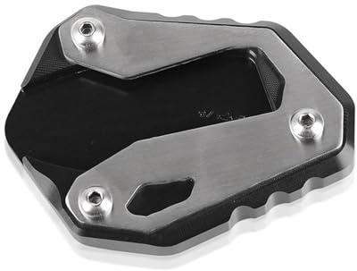 Motorradständer Für MT-03 Motorradseitenhalterung Vergrößerte Fußpolsterhalterung Fußstütze Motorradhalterung(Black)