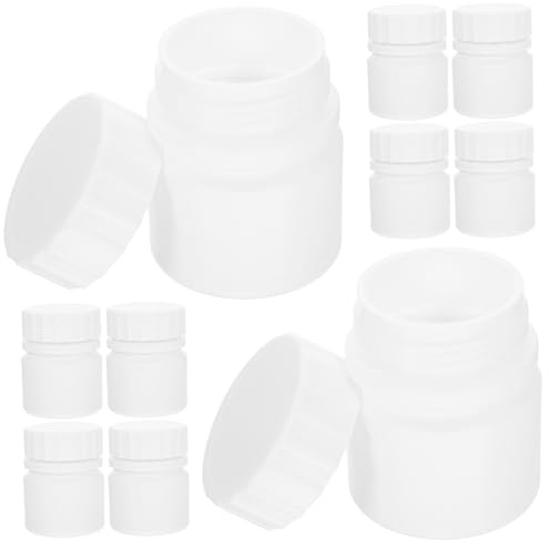 HEALSOPTHY Hdpe Medizinflaschen 30ml Mit Schraubverschluss 12 Stück Wiederverwendbare Aufbewahrung Für Tabletten Pulver Flüssigkeiten Camping Und Reisen