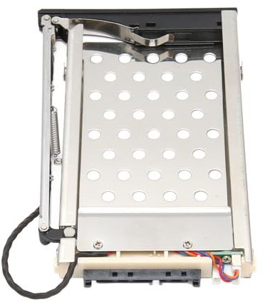 Caja para disco duro SSD de 2,5 pulgadas, lector de disco duro de 6 Gbps intercambiable en caliente con indicador LED de bloqueo seguro Estación de acoplamiento para disco duro